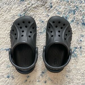 CROCS Toddler Black Clogs